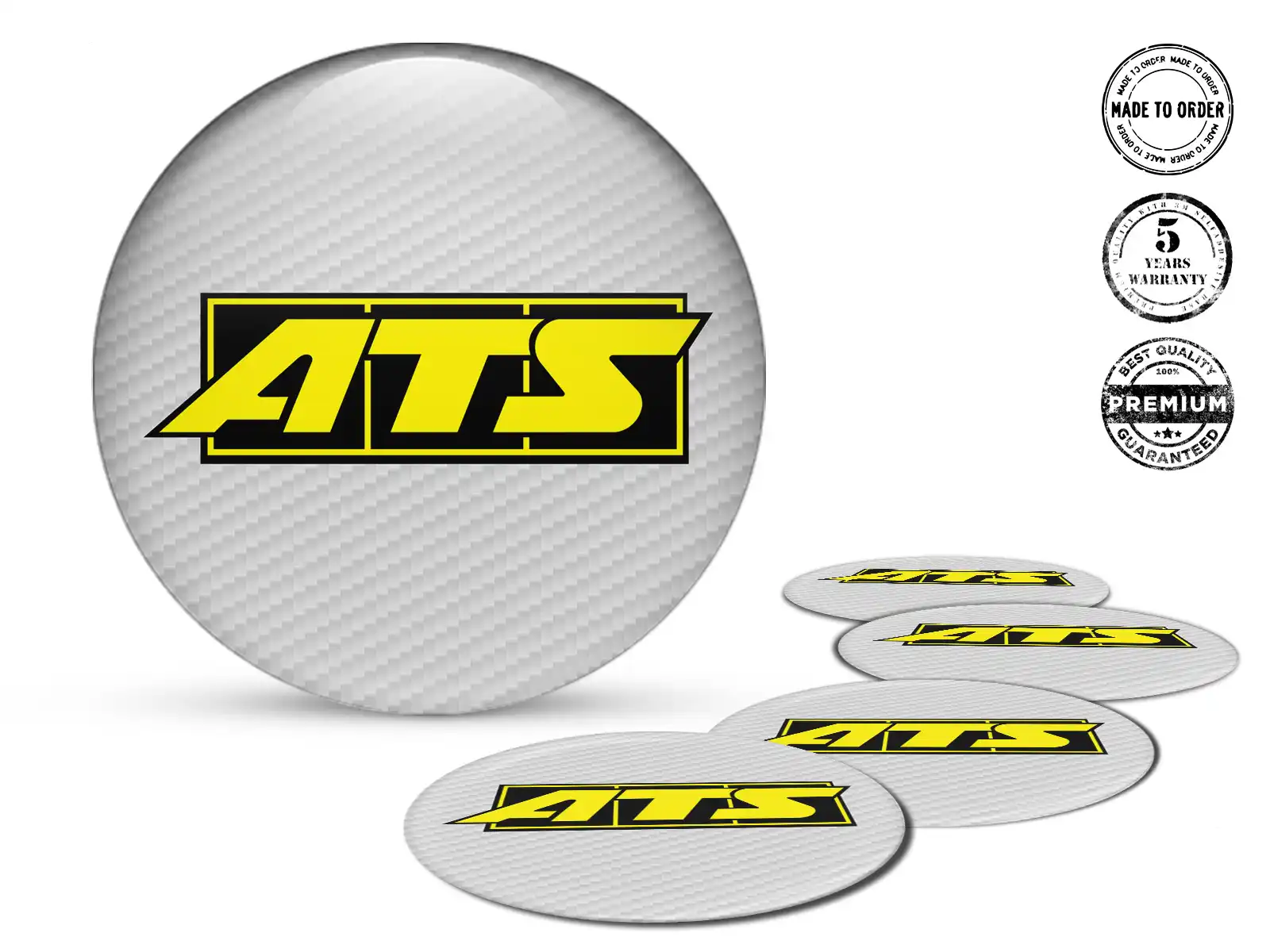 ATS Stickers Dome Edition Resin Emblem Labels